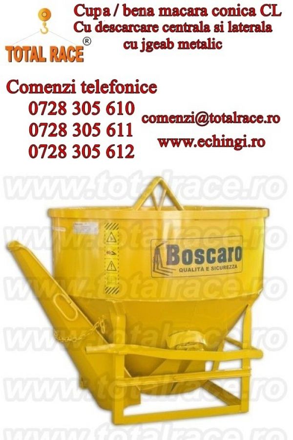  Bene beton , cupe macarale, bene macara , cupa beton Total Race