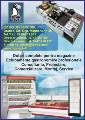 Dotari complete ptr Magazine si Supermarket, Variante NOI si SECOND HAND; rafturi metalice comercial