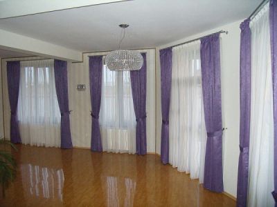 Perdele, draperii, galerii la comanda, sina 2 canale gratis