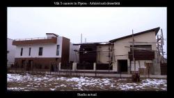 Vila Pipera, exterior finisat, interior la gri, constructie 2009