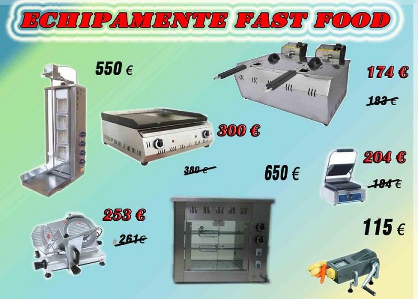 Utilaje dotare fast food