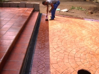 Beton amprentat Arad