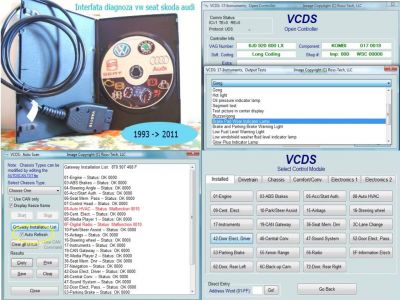 Interfata diagnoza auto Vw Seat Skoda Audi Vagcom Vcds