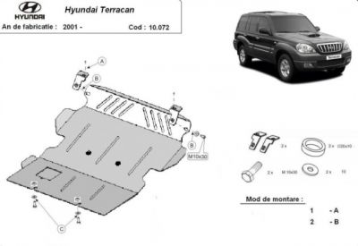 Scut motor si cutie Hyundai Terracan