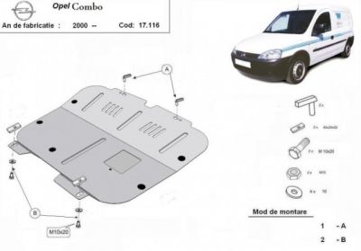 Scut motor Opel Combo modelul incepand cu 2000
