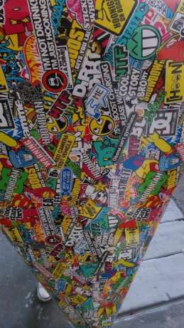Autocolant sticker bomb,bomb stick