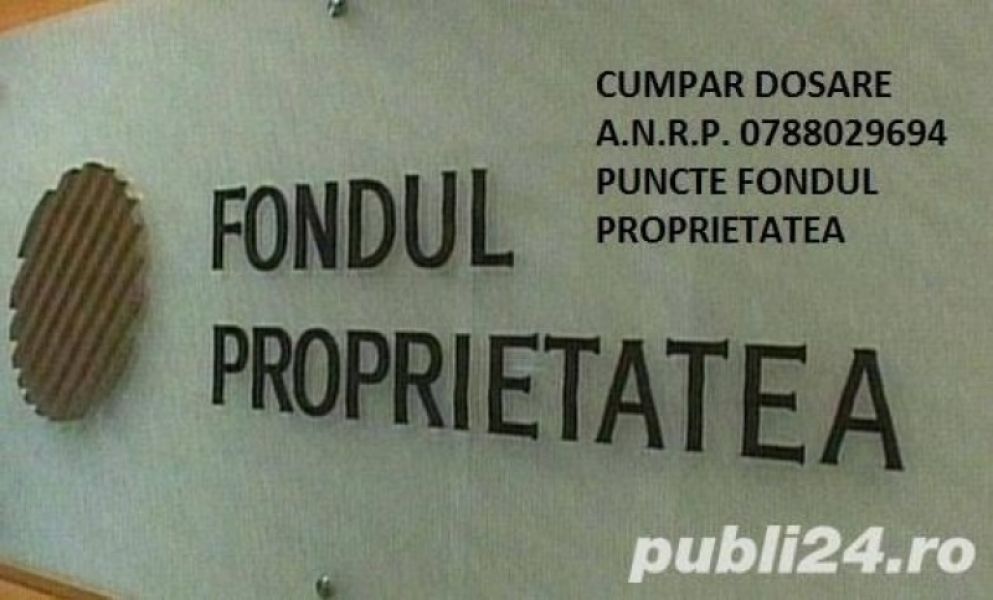 Cumparam Dosare ANRP 0788029694 Retrocedari 2019 