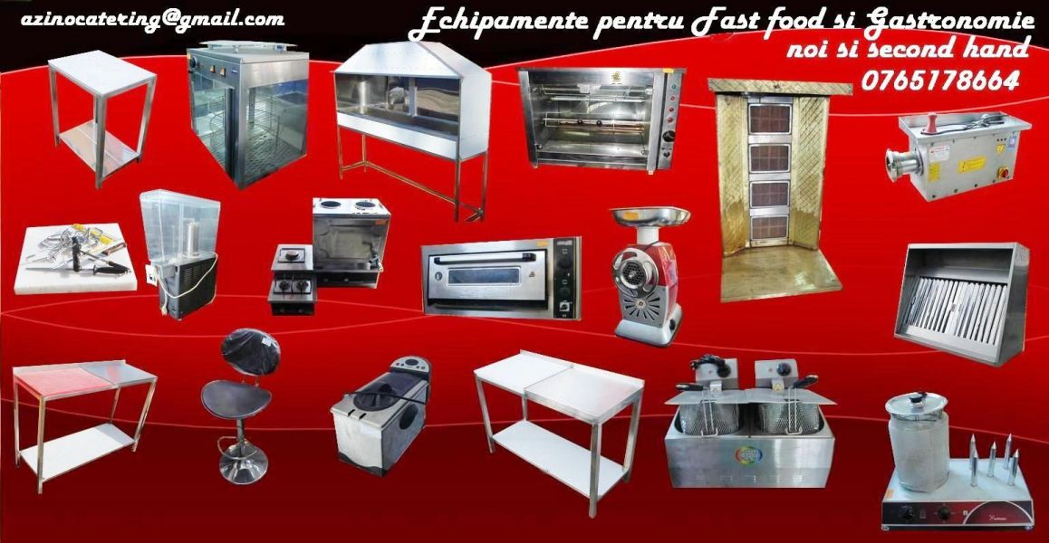 Zino utilaje din inox pentru fastfood si restaurante