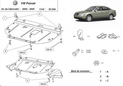 Scut motor frontal Vw Passat B5.5