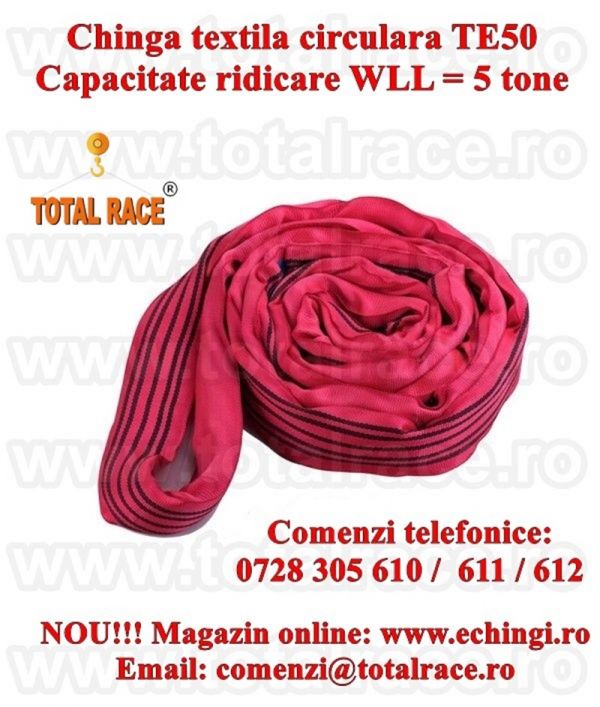Sufe textile circulare 5 tone 3 metri  