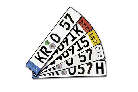 Numere auto provizorii, Inmatriculare provizorie