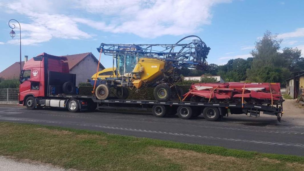 Transport utilaje agricole si echipamente industriale