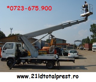 Inchiriere nacela Prb 22 metri *0723-675.900