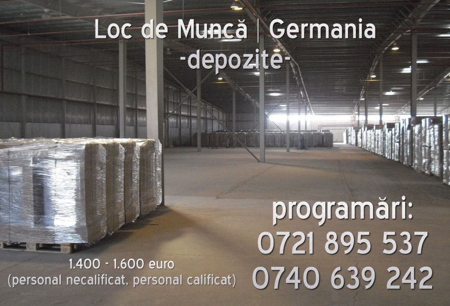 Munca in depozite � Gemania 1400E. 