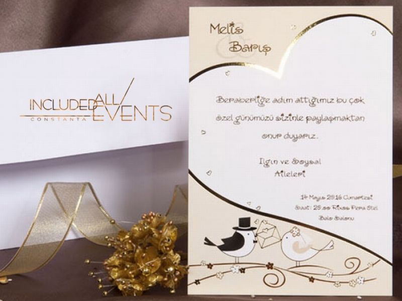 Cele mai noi modele de invitatii evenimente 2016 Constanta 0728955745