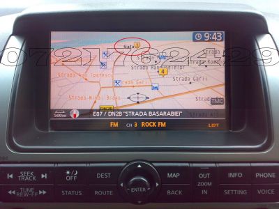 NISSAN PATHFINDER QASHQAI PATROL NAVARA DVD HARTA NAVI ROMANIA 2011