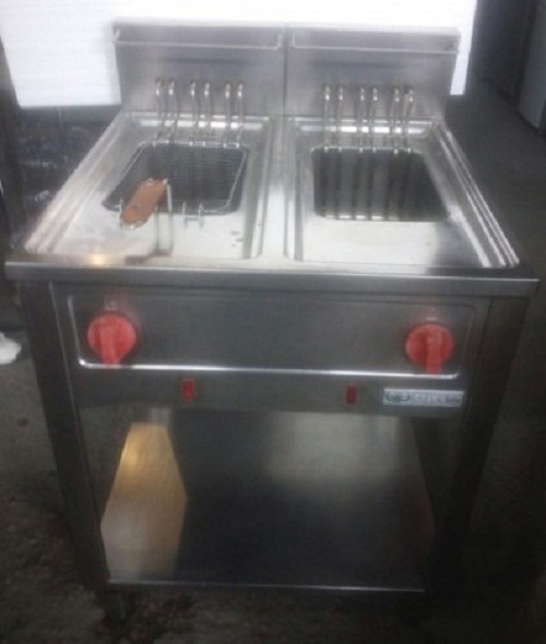 Friteusa electrica 2x10 litri cu suport ANGELO PO second