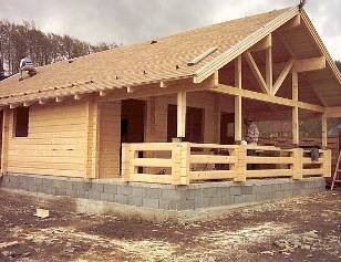 Casa de lemn 7x5m