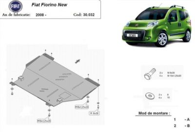 Scut motor Fiat Fiorino incepand cu 2008