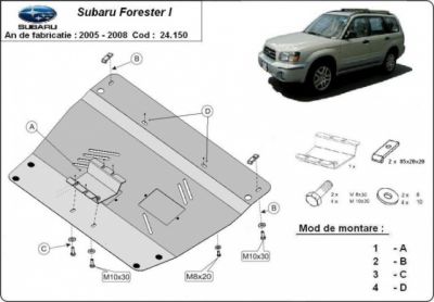 Scut motor metalic Subaru Forester 2005-2008