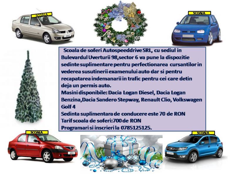 Ore suplimentare de conducere auto!! Sector 6