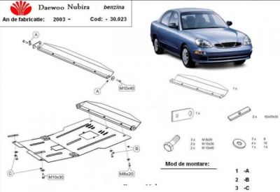 Scut motor Daewoo Nubira dupa 2003