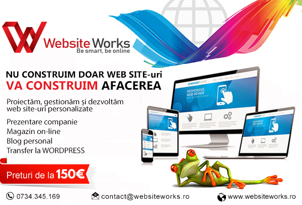 Servicii Realizare Site Web Prezentare Companie si Creare Magazin Online 