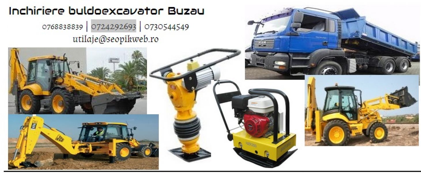 Inchiriere Buldoexcavator Buzau