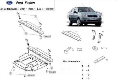 Scut motor otel Ford Fusion dupa 2003