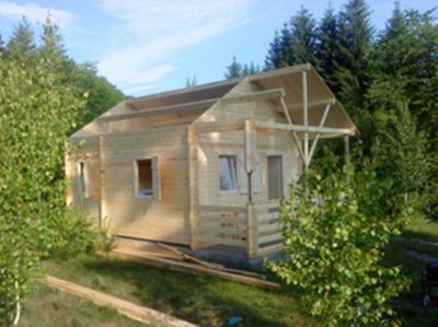 Casa de lemn Rebeca 6,8x4m