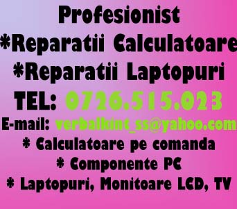 Reparatii calculatoare la domiciliu