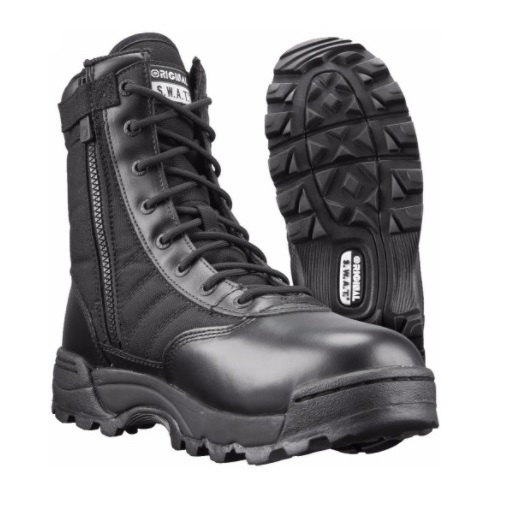 Bocanci Classic 9 inch negri cu fermoar marime 42 � SWAT