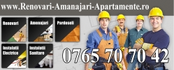 Amenajari si renovari: case, apartamente, birouri etc.