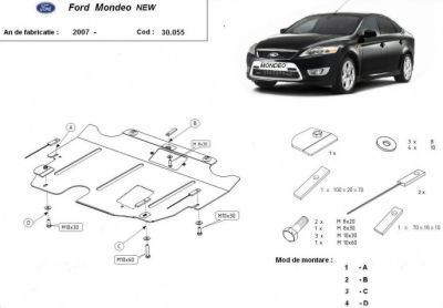 Scut motor metalic Ford Mondeo (dupa 2007)
