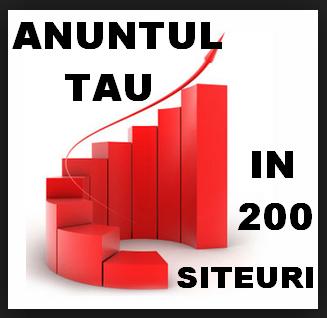 Publica Anuntul pe 200 Siteuri