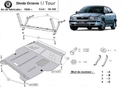 Scut motor otel Skoda Octavia Tour model clasic