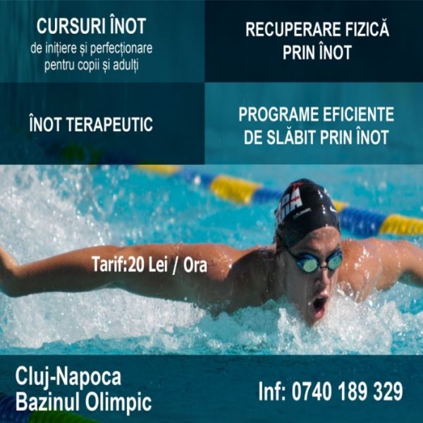 Terapie prin inot,cursuri de inot