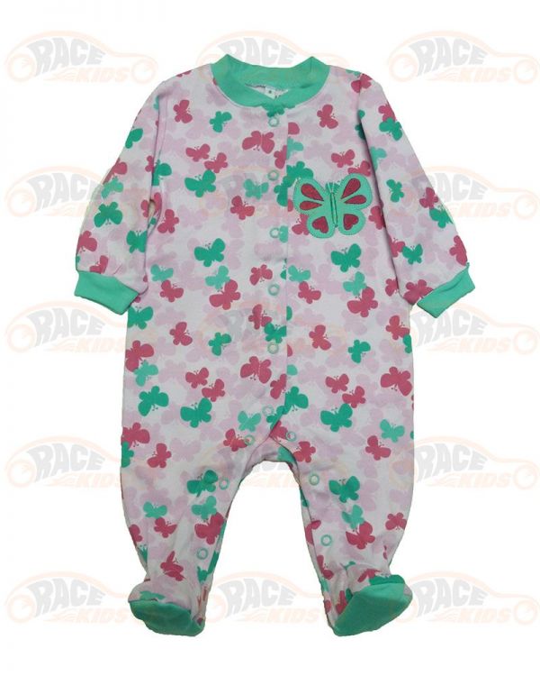 Pijamale cu botosei din bumbac Race Kids