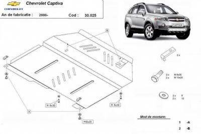 Scut metalic Chevrolet Captiva fabr. dupa 2006
