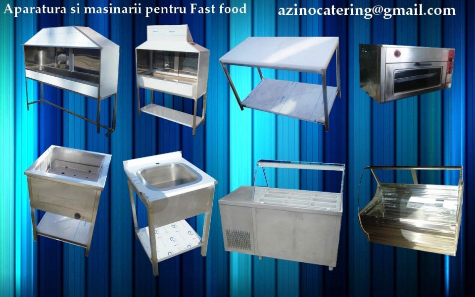 Zino utilaje din inox pentru fastfood si restaurante