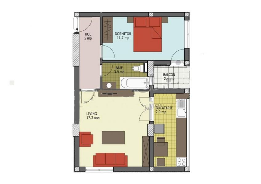 Apartament 2 camere Berceni, metrou Leonida