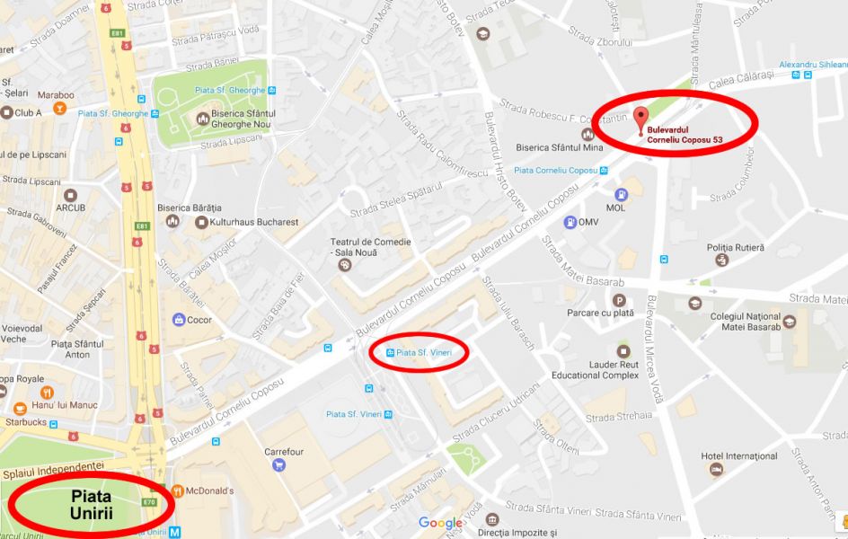 Vand Garsoniera CU DOUA CAMERE aproape de Unirii, pozitie excelenta