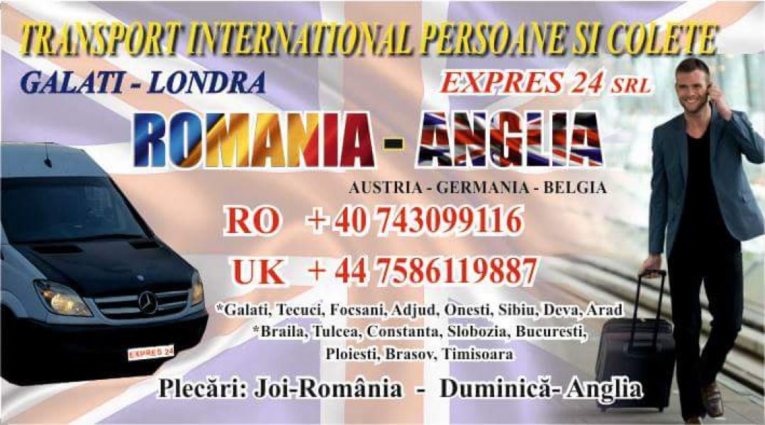 Transport persoane si colete