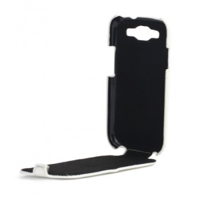 Husa Samsung Galaxy S3 I9300, Piele Ecologica, Melkco, Alba