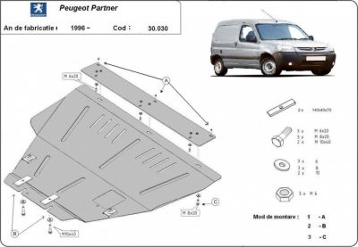 �Scut motor Peugeot Partner 1996 - 2008 