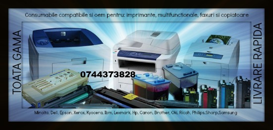 Consumabile imprimante 0744.373.828 :hp, epson, samsung, kyocera, brother,