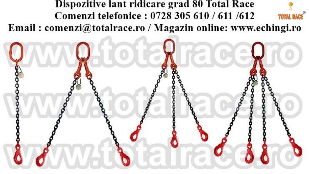 Dispozitiv ridicare  lant grad 80 macara