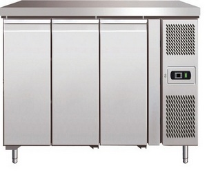 Masa frigorifica inox cu 3 usi