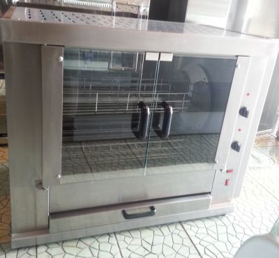 Rotisor profesional inox cu 4 cosuri