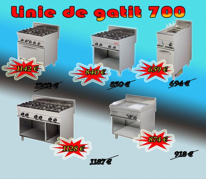 Linie de gatit 700 profesionala